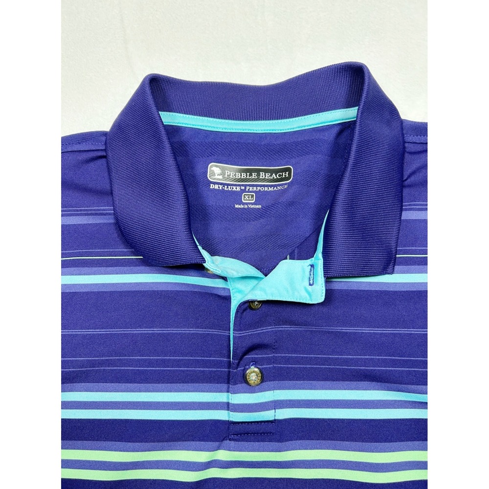 Pebble Beach Dry-Luxe Performance Polo XL Golf Athleisure